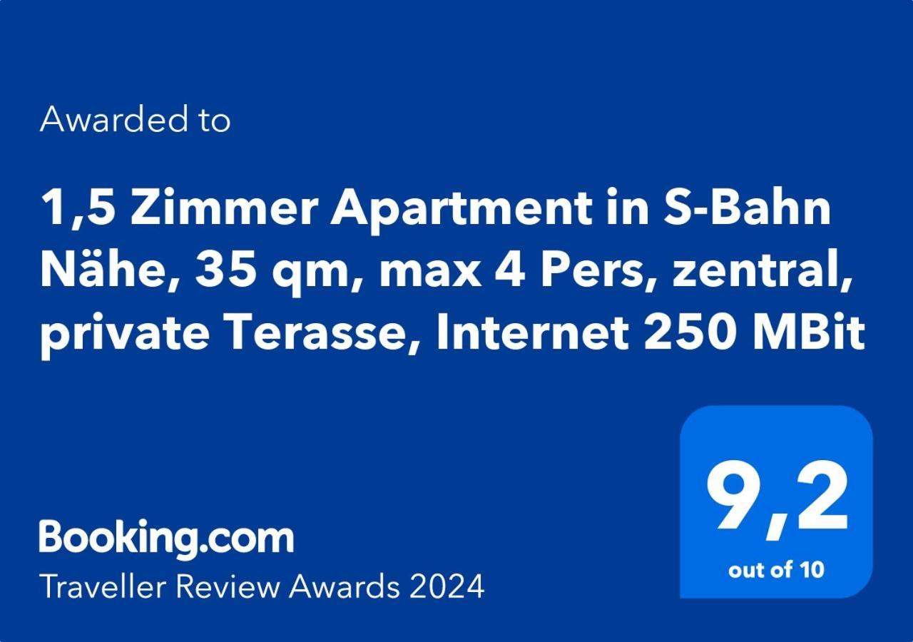 1,5 Zimmer Apartment In S-Bahn Naehe, 35 Qm, Max 4 Pers, Zentral, Private Terasse, Internet 250 Mbit Gaertringen Bagian luar foto